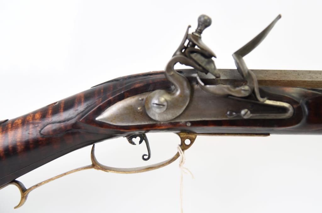 Custom Made by C.J. Galbreath Flintlock Colonial Style Rifle Flintlock BP Rifle .54 Cal BLACKPOWDER