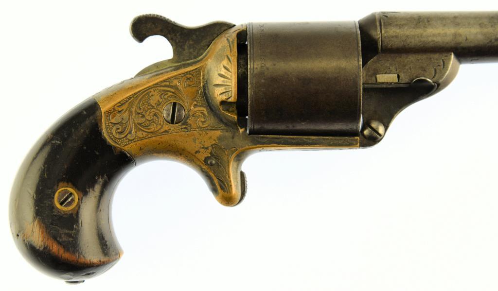 Moores Pat. Firearms Co Front Loading Revolver Teat Fire .32 Cal ANTIQUE