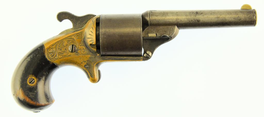 Moores Pat. Firearms Co Front Loading Revolver Teat Fire .32 Cal ANTIQUE