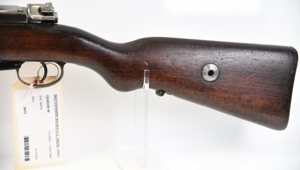 Waffenfabrik Mauser A.G. Oberndorf Gewehr 98 Bolt Action Rifle 7.92x57MM MODERN/C&R