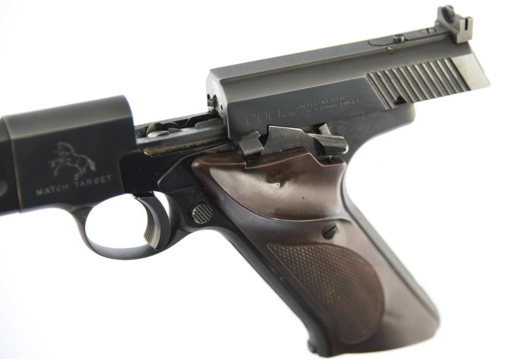 COLT'S P.T.F.A. MFG CO WOODSMAN MATCH TARGET Semi Auto Pistol .22 LR REGULATED/C&R