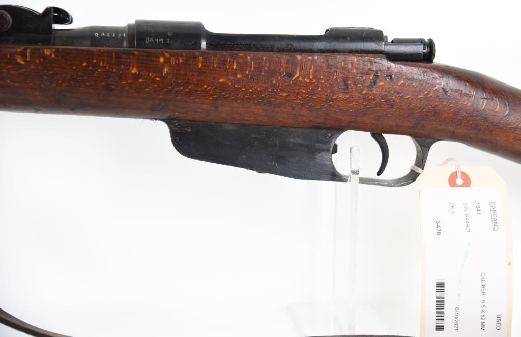 Carcano 1941 Bolt Action Rifle 6.5 x 52 MM MODERN/C&R