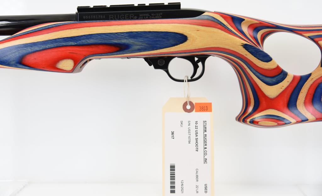 Sturm, Ruger & Co., Inc 10-22 USA Shooting Team Semi Auto Rifle .22 LR MODERN