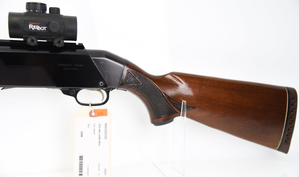 WINCHESTER TED WILLIAMS MODEL 200 Pump Action Shotgun 12 GA MODERN