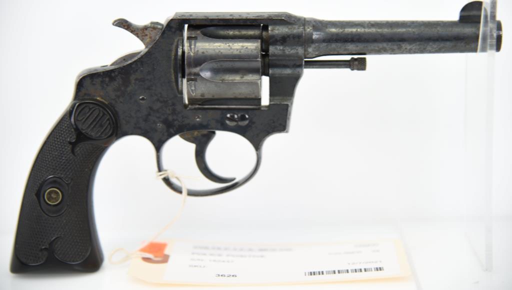 COLTS P.T.F.A. MFG CO. POLICE POSITIVE Double Action Revolver .38 Cal REGULATED/C&R