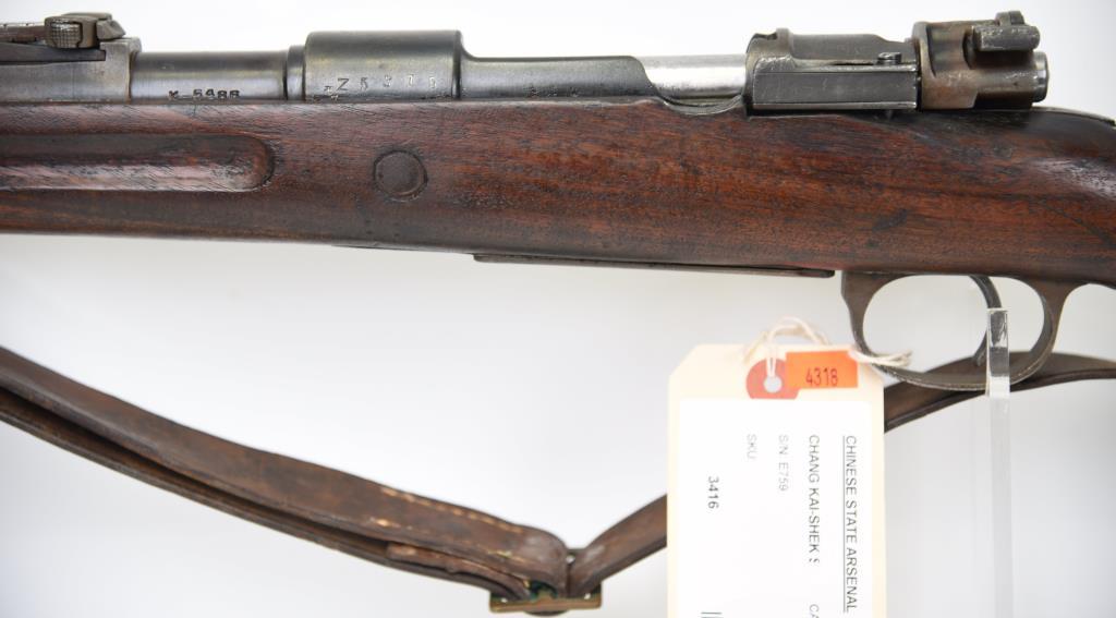 Chinese State Arsenal Chang Kai-shek Short Rifle - Mauser Bolt Action Rifle 7.92x57MM MODERN/C&R