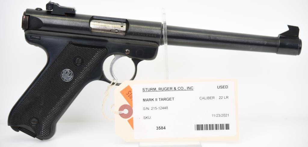 STURM, RUGER & CO., INC MARK II TARGET Semi Auto Pistol .22 LR REGULATED