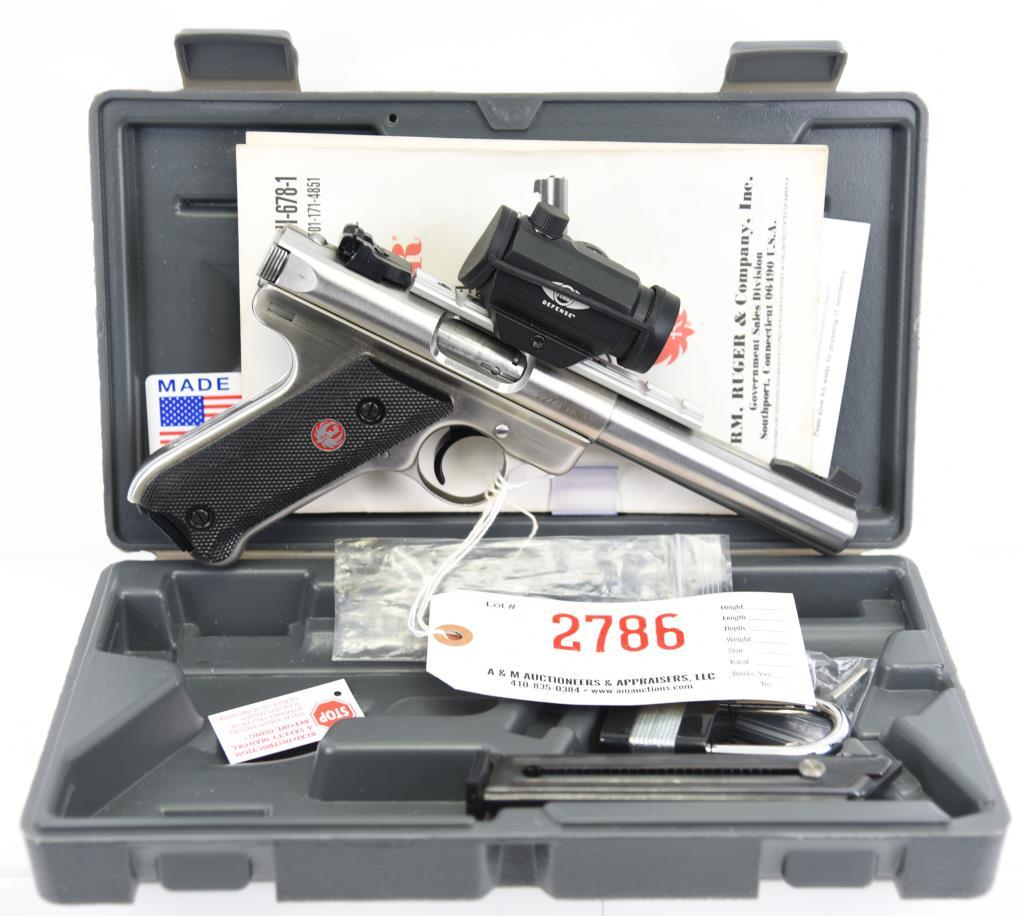 STURM, RUGER & CO., INC Mark III Target Semi Auto Pistol .22 Cal REGULATED