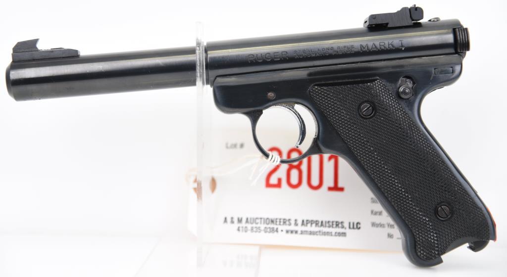 STURM, RUGER & CO., INC MARK 1 Semi Auto Pistol 13-43648 .22 LR 5.5" REGULATED