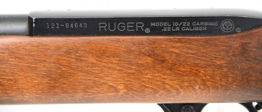 STURM, RUGER & CO., INC Semi Auto Rifle 121-84643 .22 LR 18.5"/37" MODERN