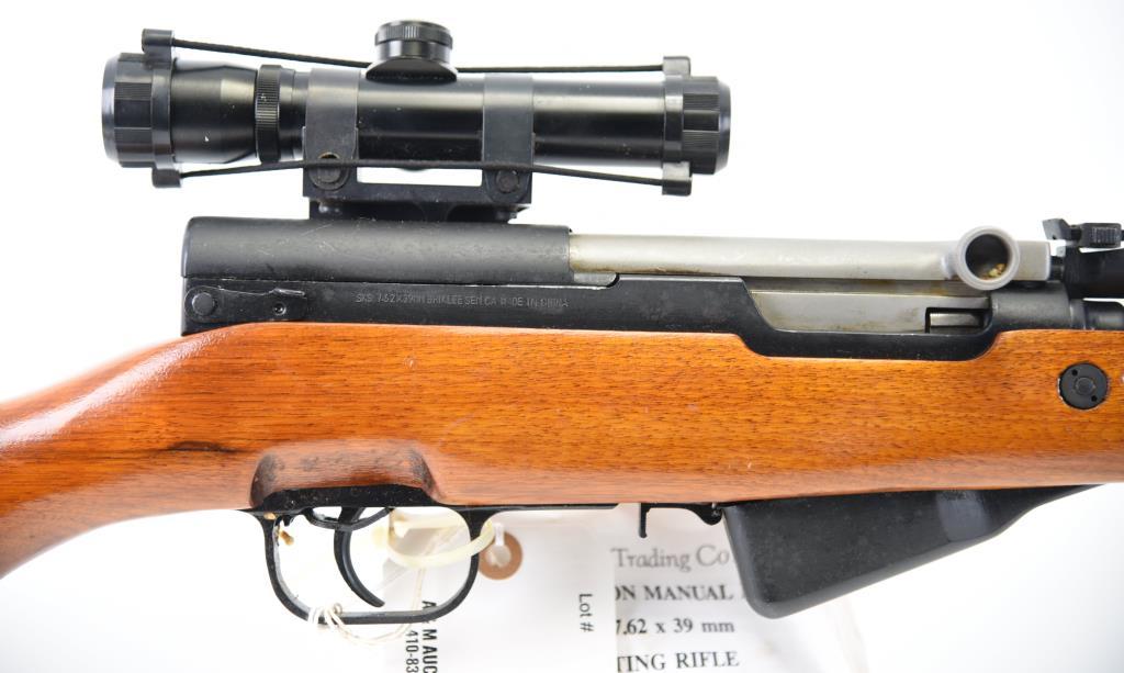 CHINESE/IMP BY BRICKLEE SKS Hunter Package Semi Auto Rifle 1502040 7.62X39 16.5"/32.25" MODERN