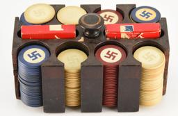 Lot #2338 - Rare German Nazi poker set