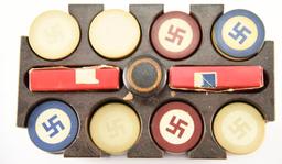 Lot #2338 - Rare German Nazi poker set