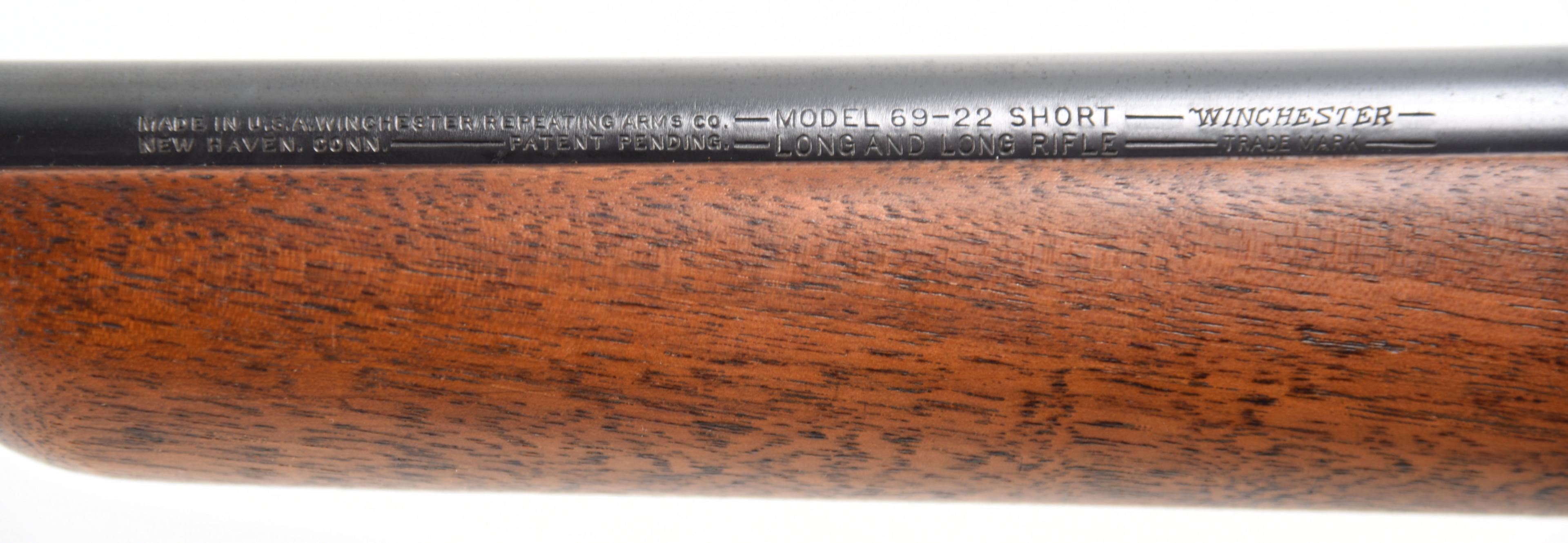 Winchester Repeating Arms Co 69 Bolt Action Rifle