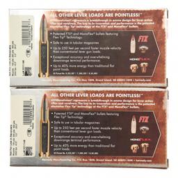 Lot #2499 - 40 Rds +/- of Hornady Lever Revolution .45-70 Govt. 325 Gr. FTX Ammo #82747