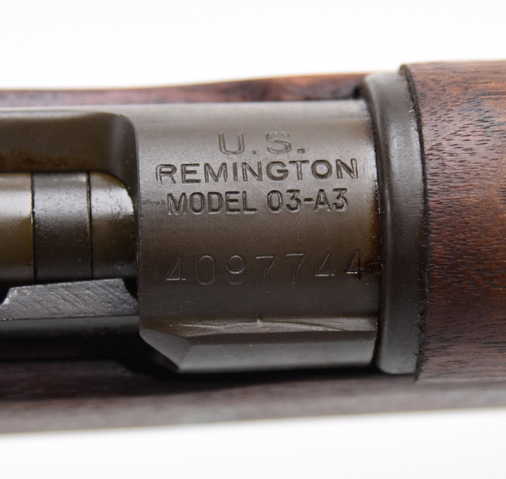 U.S. REMINGTON 1903-A3 Bolt Action Rifle