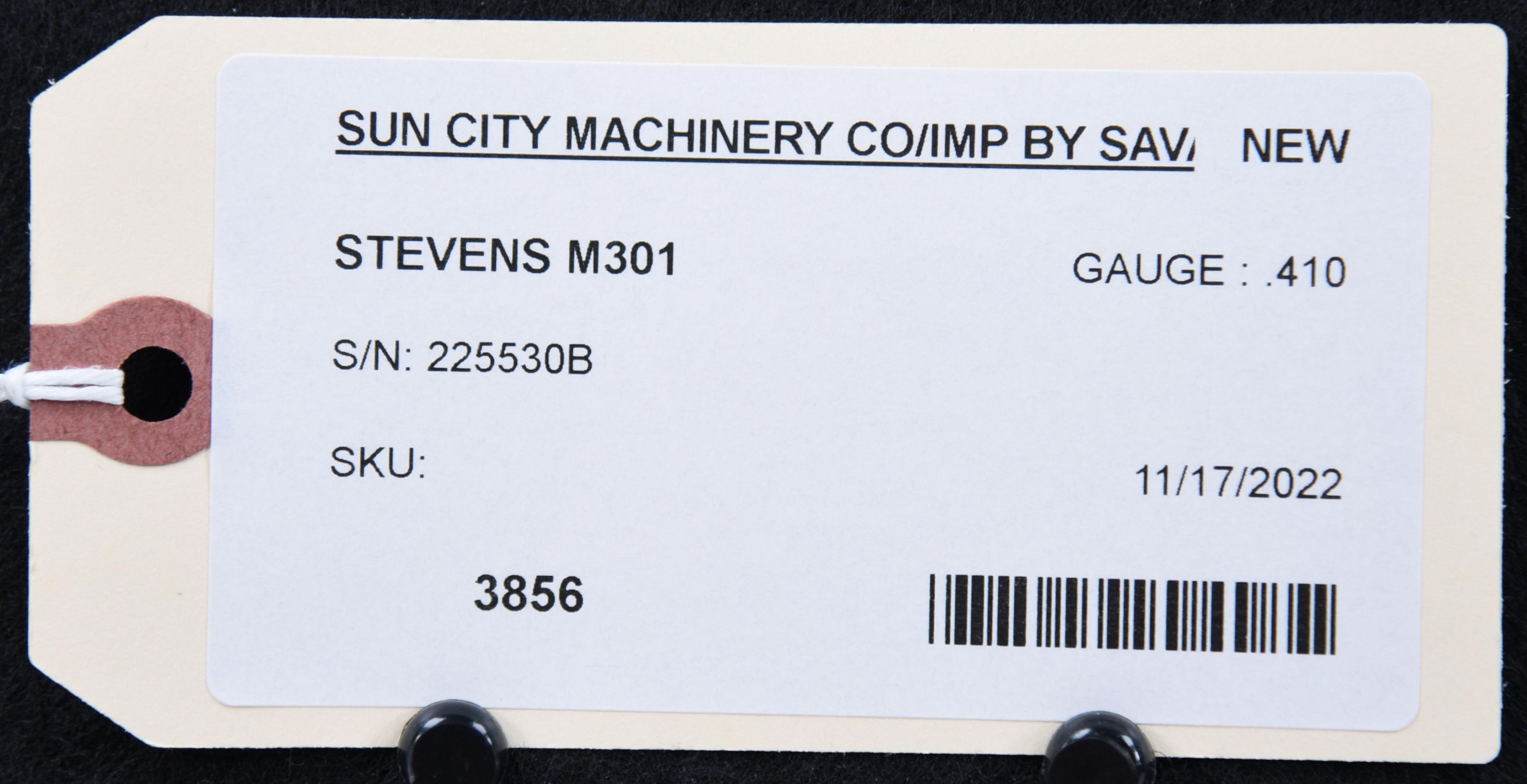 SUN CITY MACHINERY CO/IMP BY SAVAGE ARMS STEVENS 301 O/U Shotgun