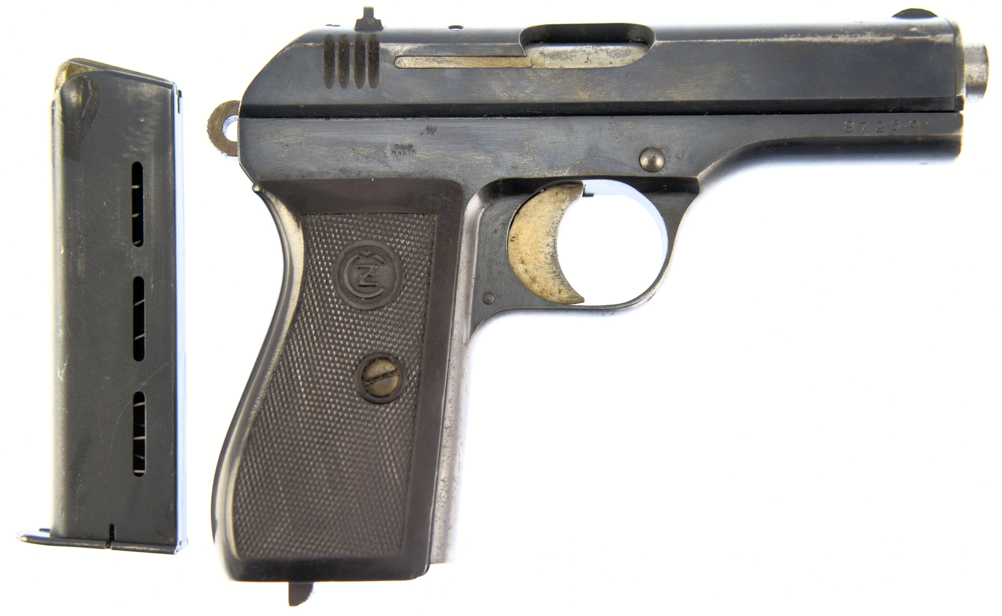 BOHMISCHE WAFFENFABRIK (CZ) 27 Semi Auto Pistol