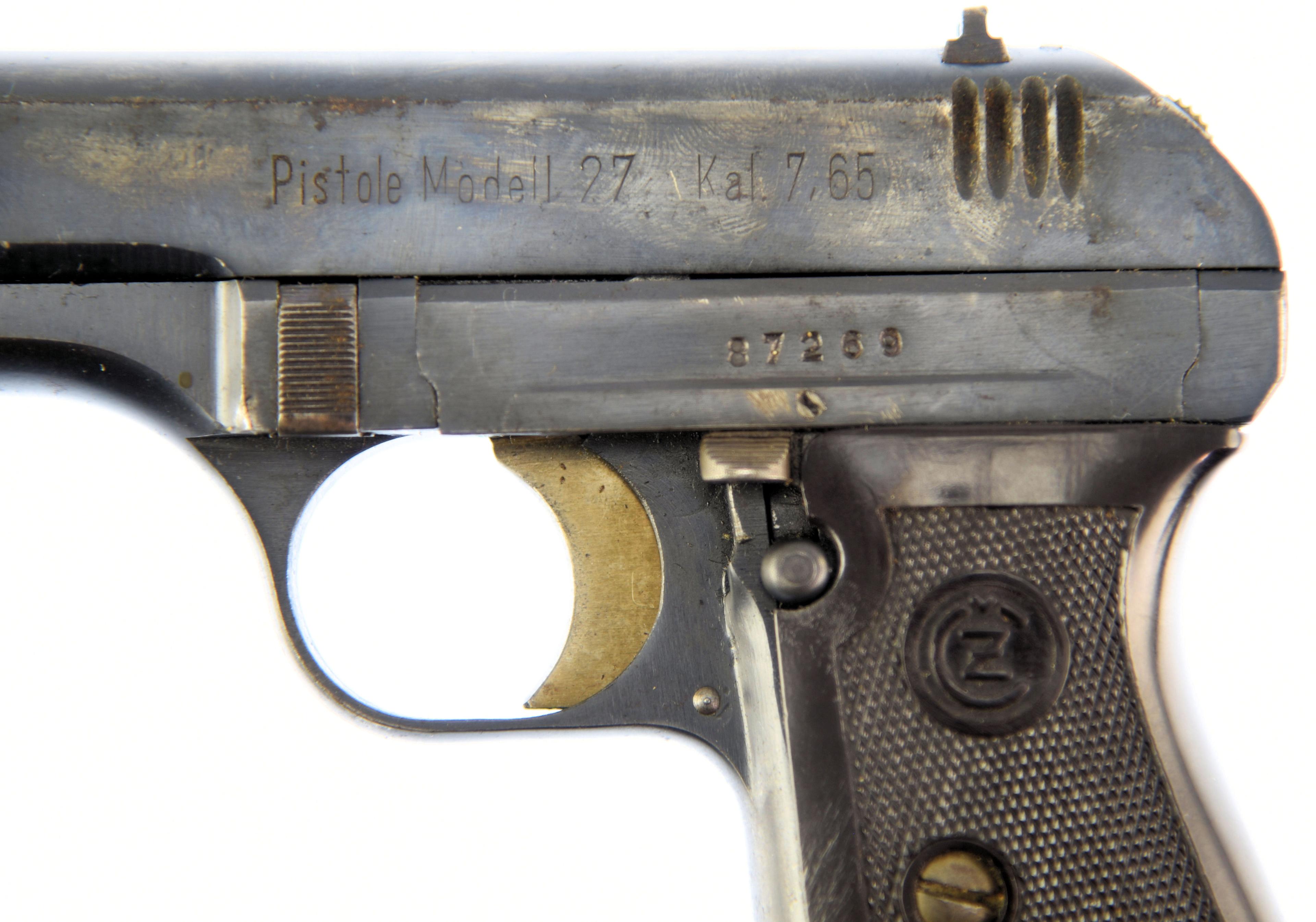BOHMISCHE WAFFENFABRIK (CZ) 27 Semi Auto Pistol