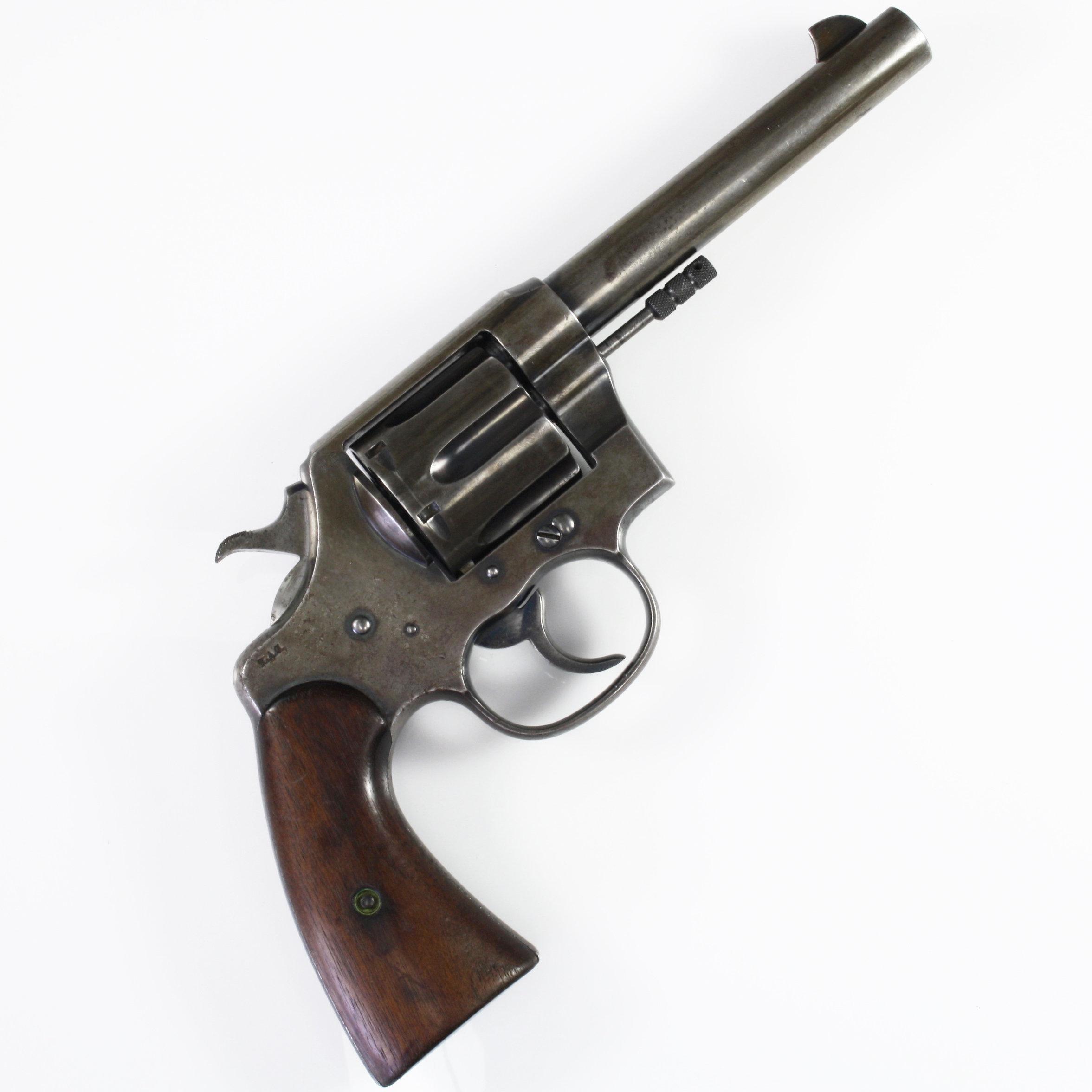 Vintage Colt U.S. Army Model 1909 DA 45 double-action revolver, .45 Long Colt cal