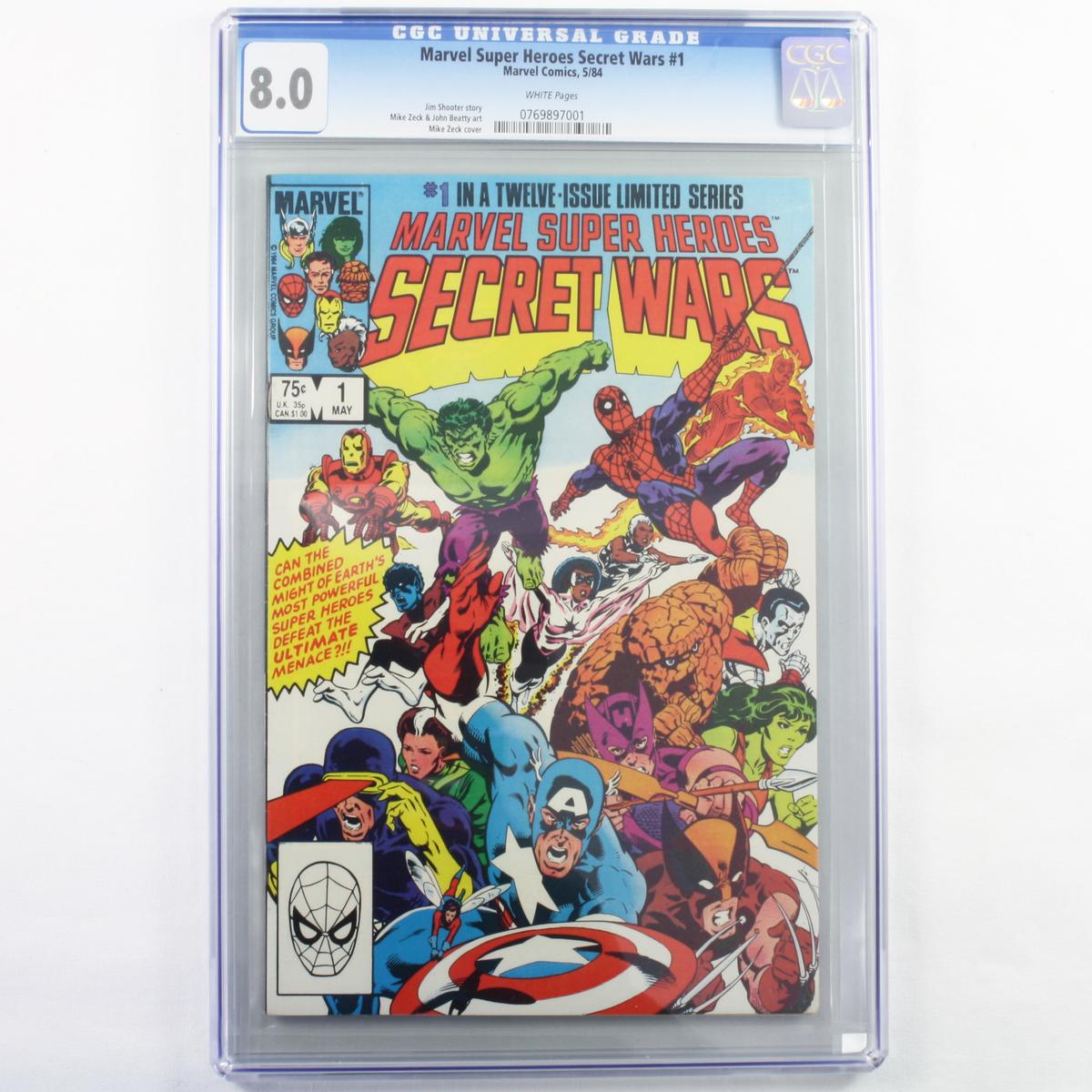 Certified "Marvel Super Heroes Secret Wars" #1