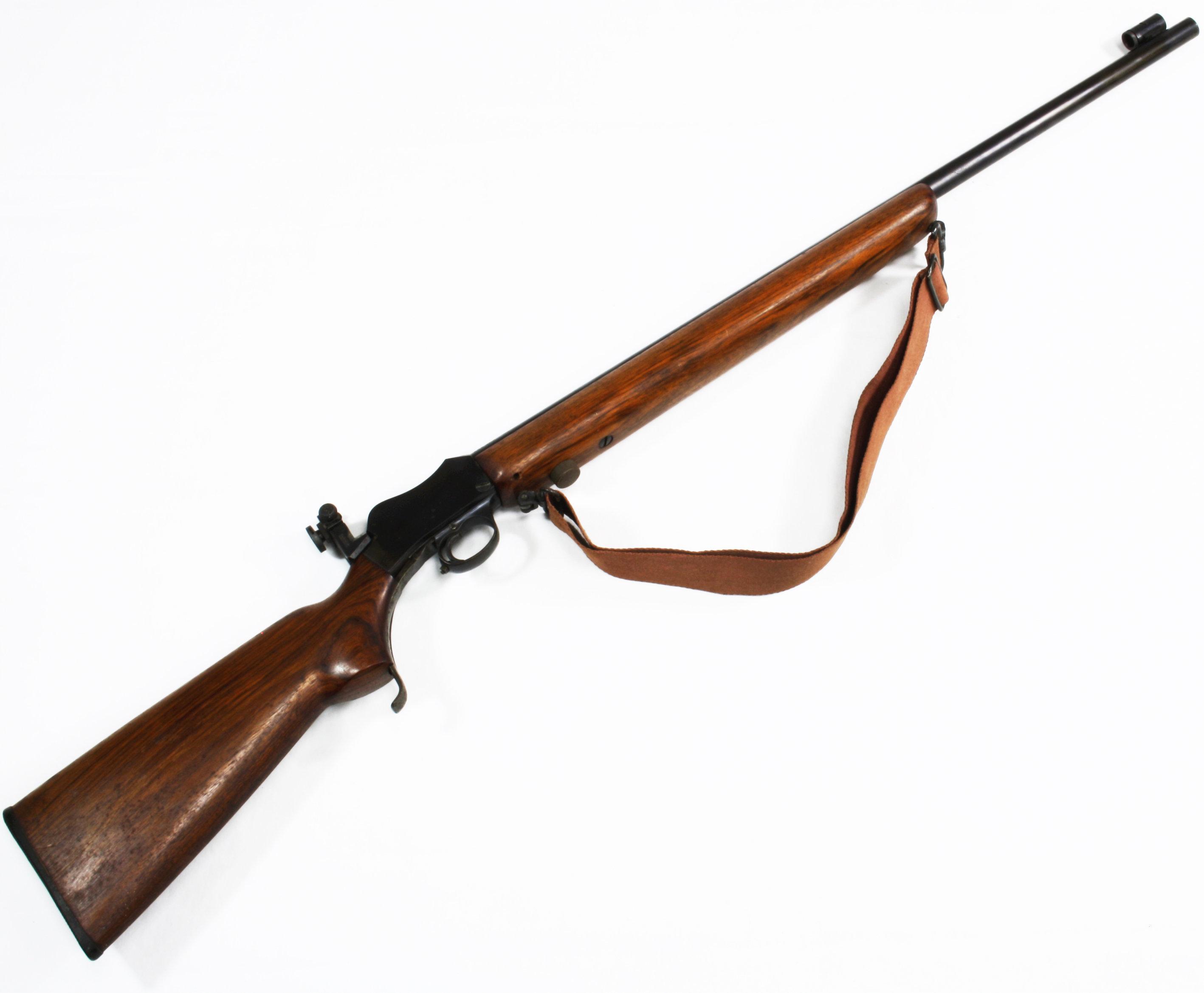 Birmingham Small Arms (BSA) Martini single-shot rifle, .220 Long Rifle rechambered to .22 LR cal