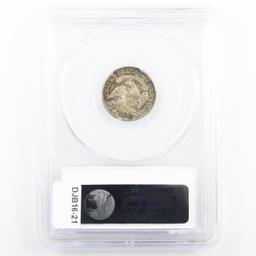 Certified 1834 large 4 U.S. capped bust dime