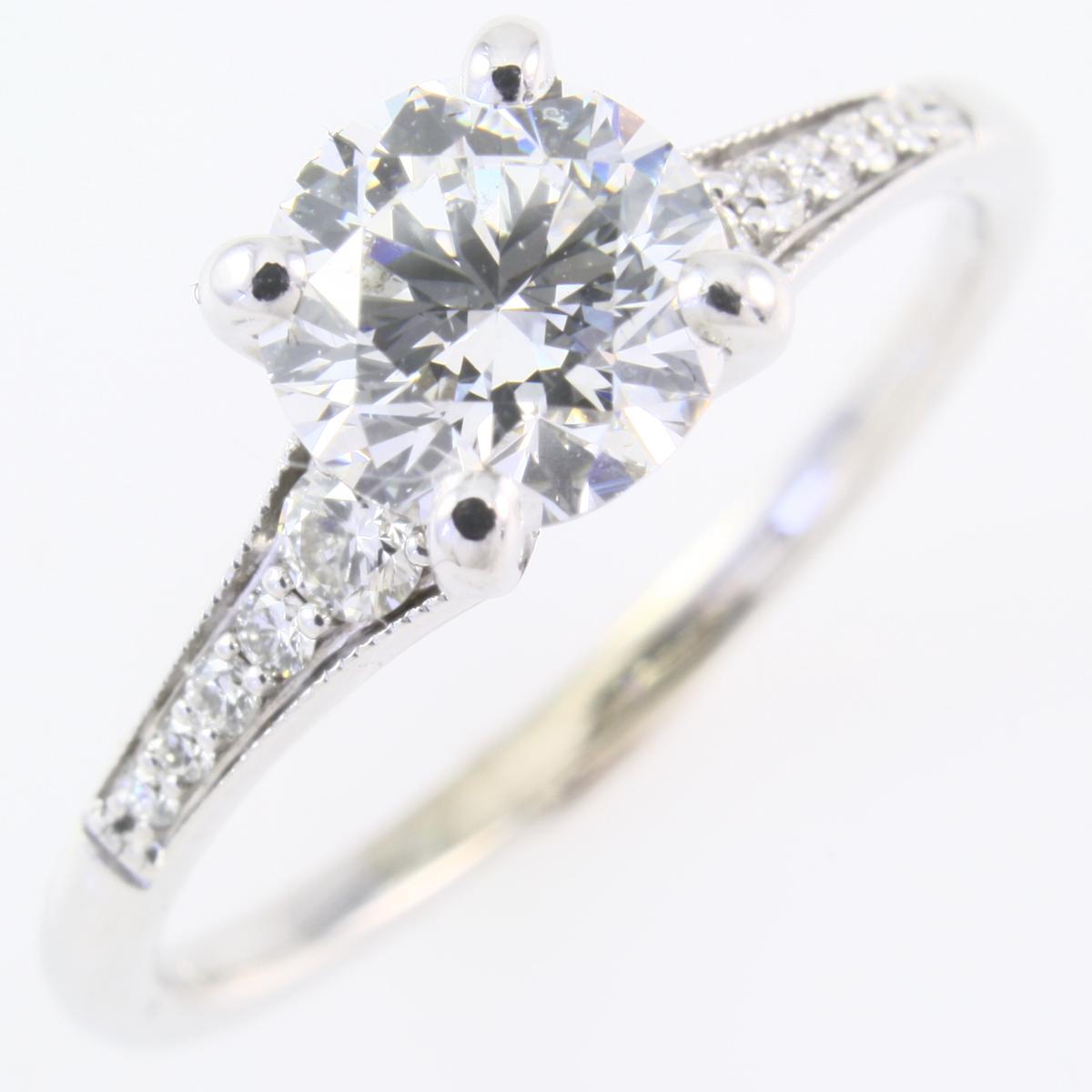 Estate 14K white gold ring