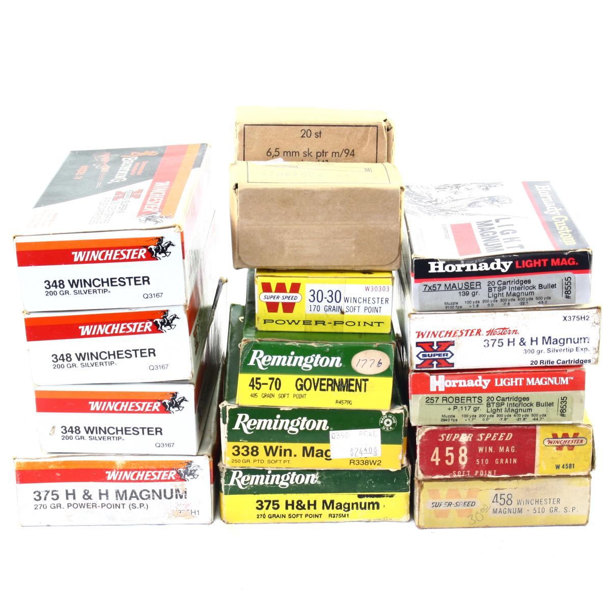 Lot of 300 rounds of various rifle ammo