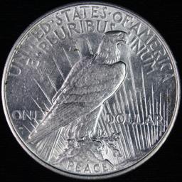 1934-D U.S. peace silver dollar