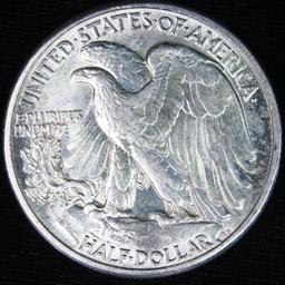 1942 U.S. walking Liberty half dollar