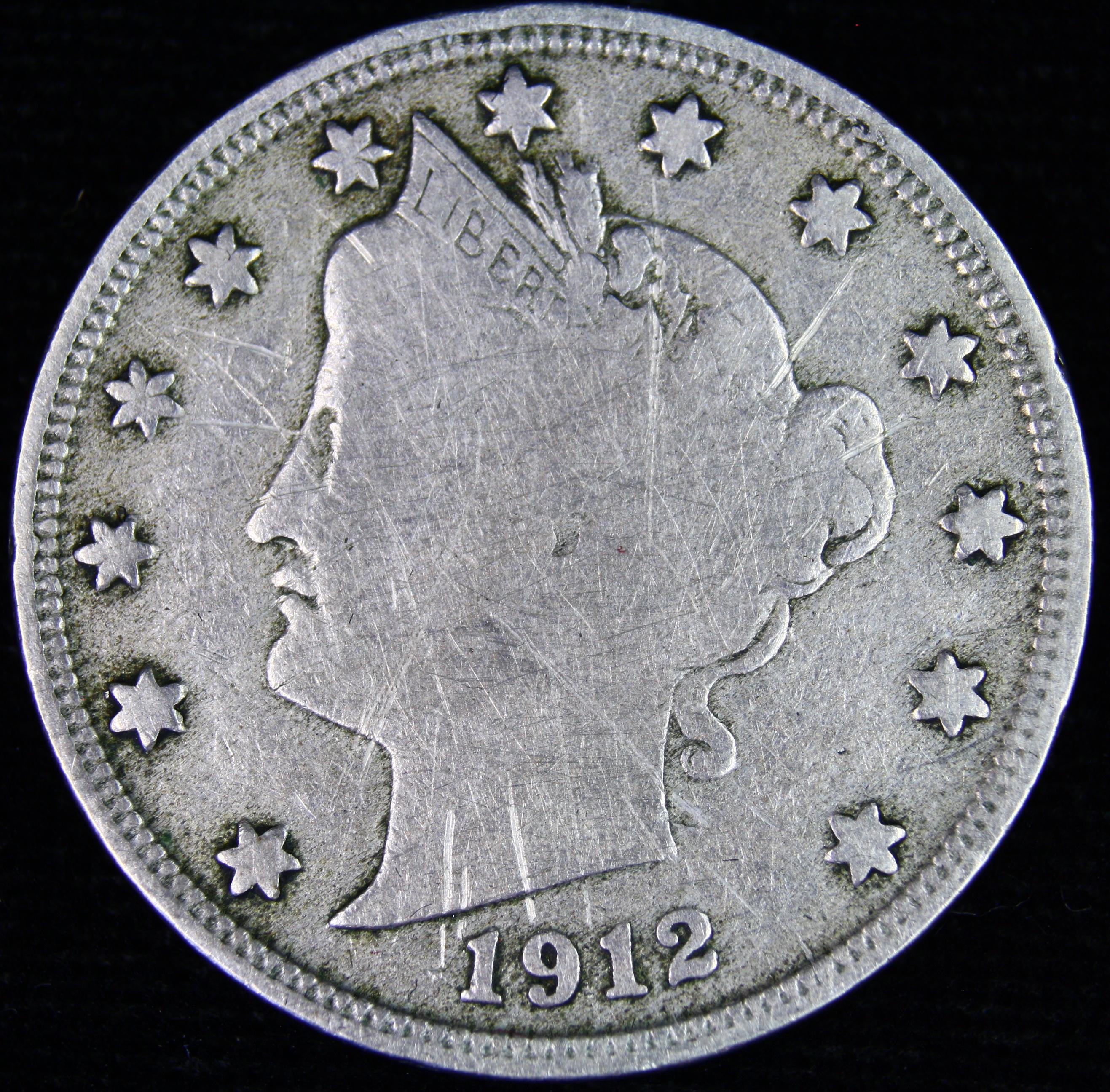 1912-S U.S. "V" nickel