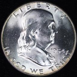 1954 U.S. Franklin half dollar