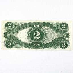 1917 U.S. $2 large size red seal legal tender banknote