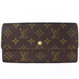 Authentic estate Louis Vuitton monogram canvas Sarah wallet