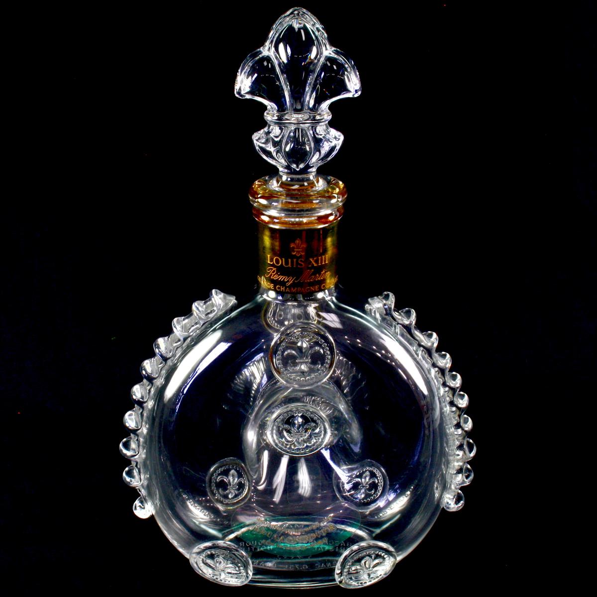 Estate Louis XIII Remy by Martin Grand grande champagne cognac decanter in its original hinged box