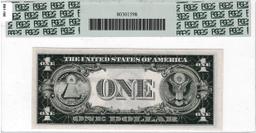 Certified 1935A star U.S. $1 blue seal silver certificate star banknote