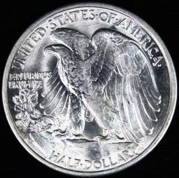 1936-D U.S. walking Liberty half dollar