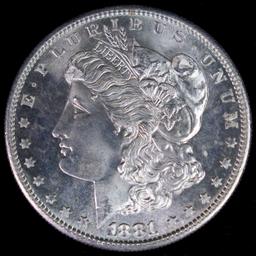 1881-S U.S. Morgan silver dollar