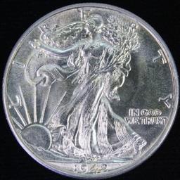 1942 U.S. walking Liberty half dollar