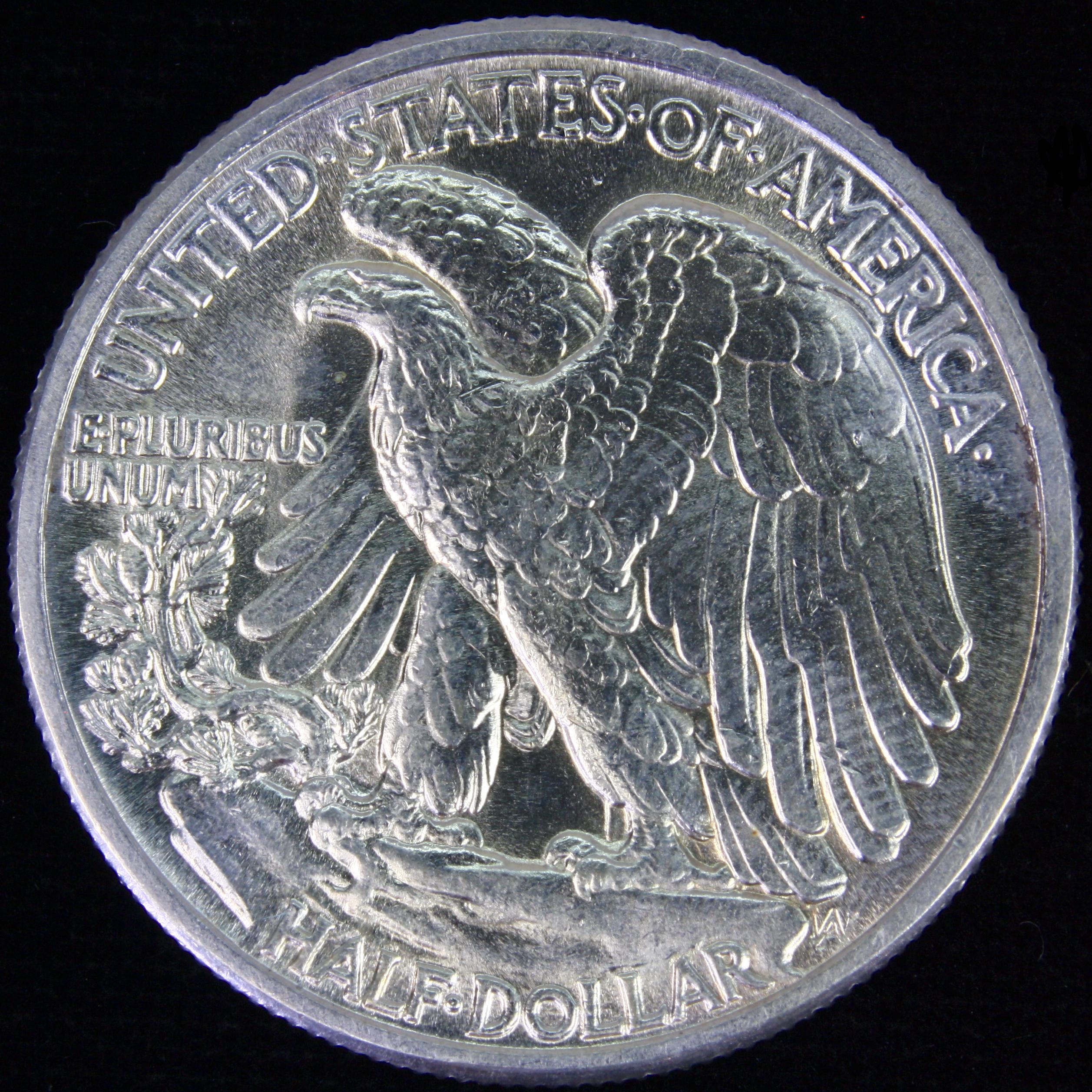 1942 U.S. walking Liberty half dollar