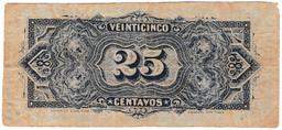 1880 Chihuahua [Mexico] Banco Minero Chihuahuense 25 centavo banknote