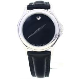 Authentic like-new Movado Museum stainless steel wristwatch