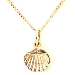 Estate James Avery 14K yellow gold baptismal necklace