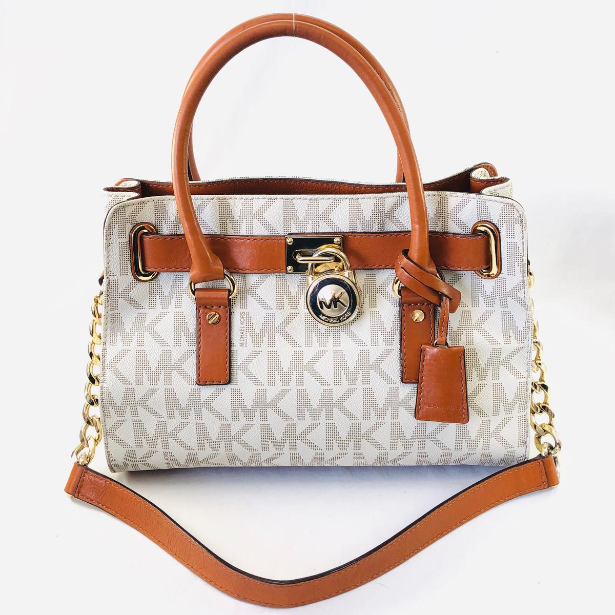 Authentic estate Michael Kors leather handbag