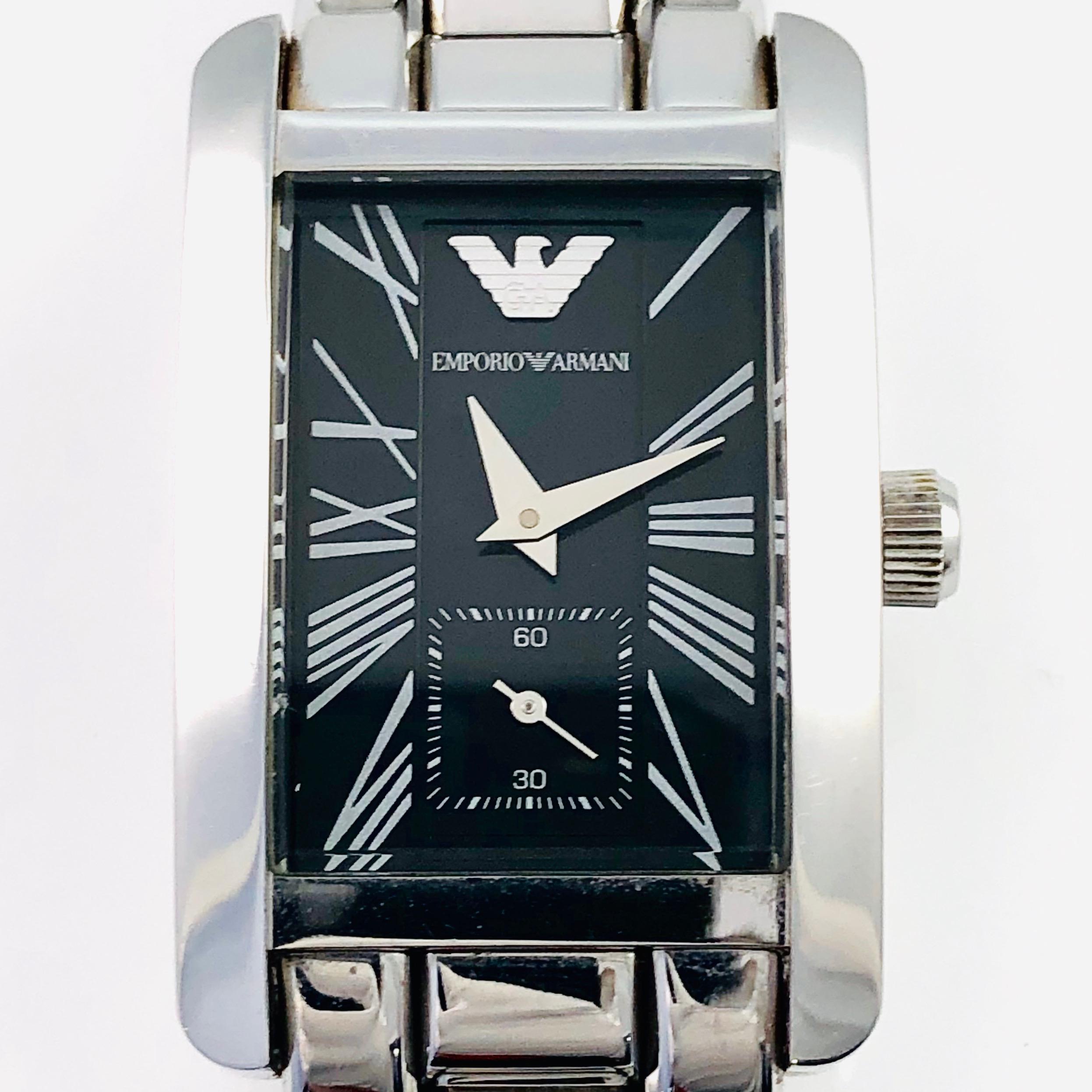 Estate Emporio Armani stainless steel wristwatch