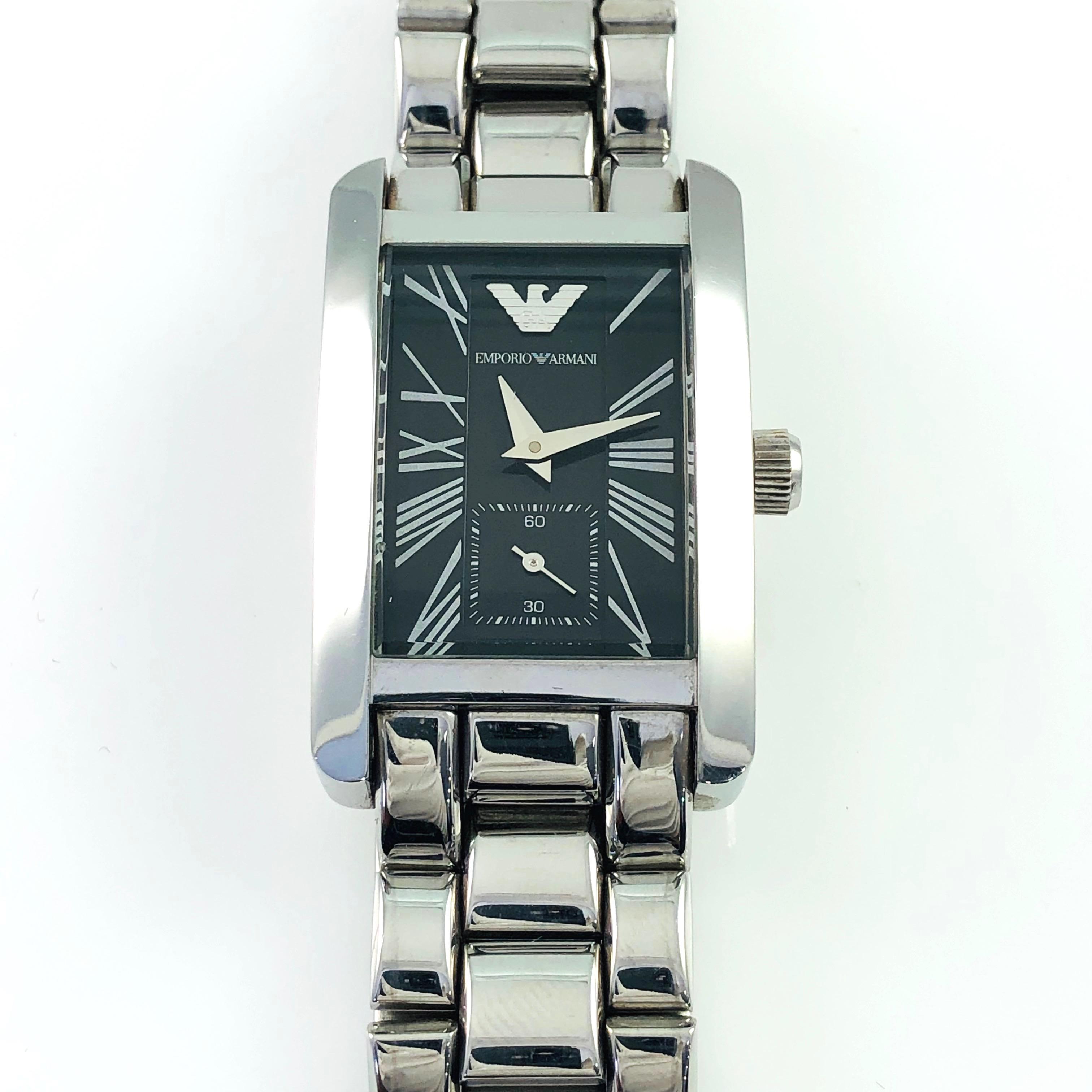 Estate Emporio Armani stainless steel wristwatch