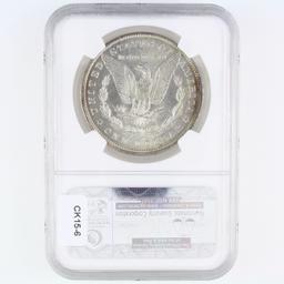 Certified 1879-O U.S. Morgan silver dollar