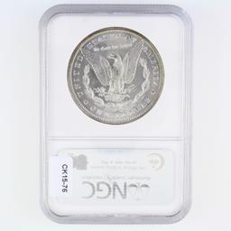 Certified 1899-O U.S. Morgan silver dollar