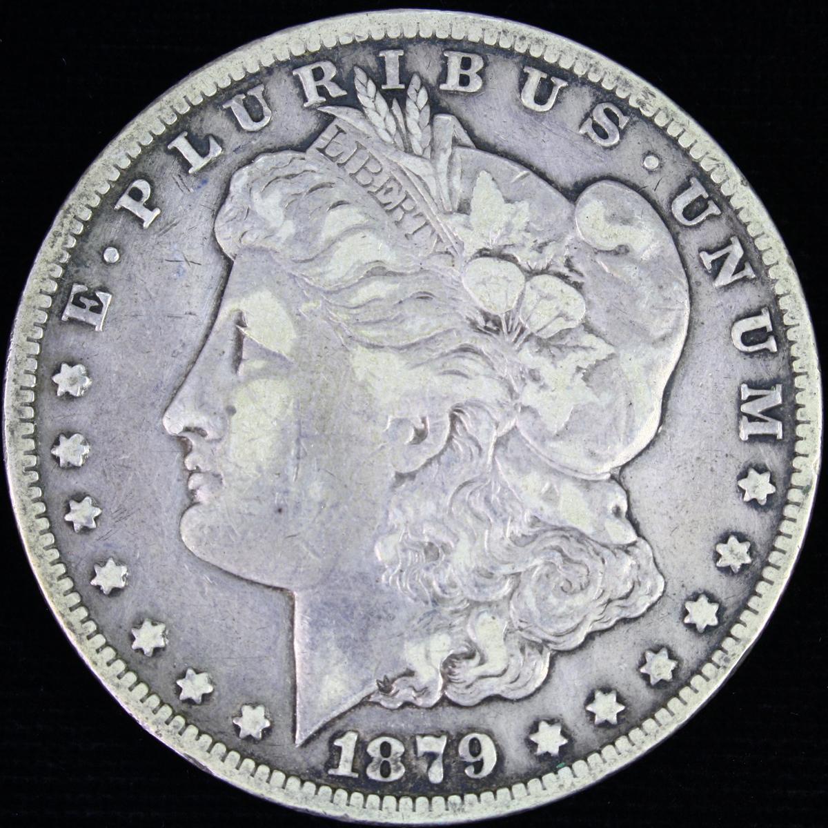 1879-CC U.S. Morgan silver dollar